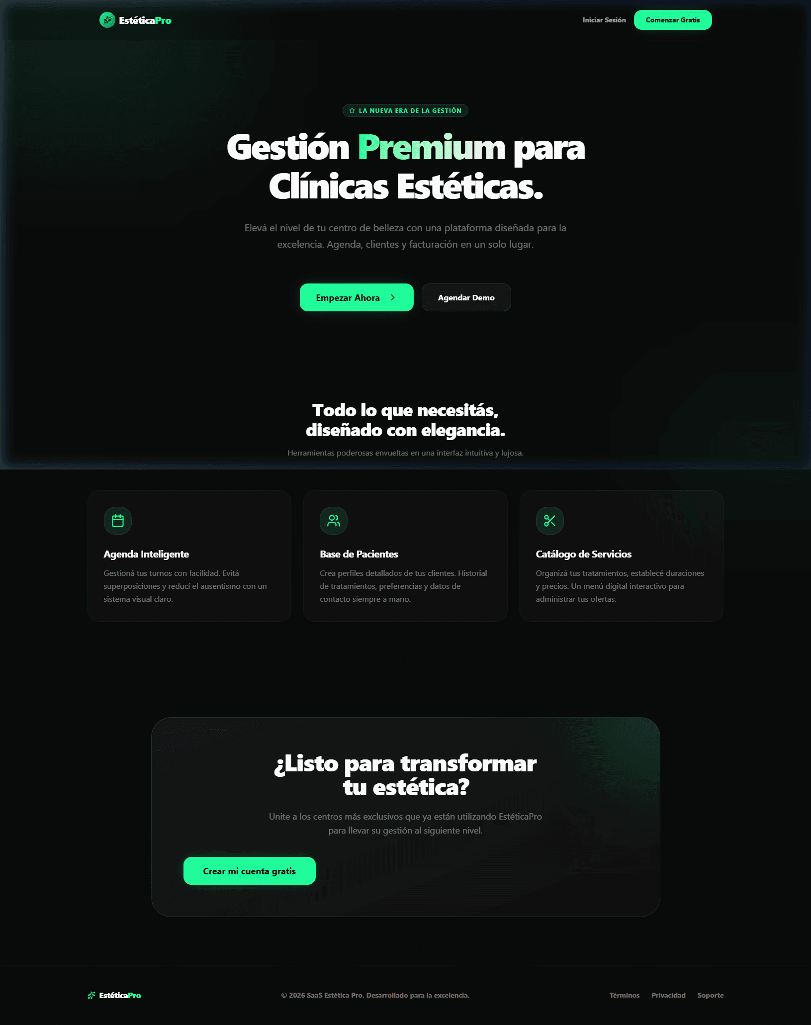 SaaS Estética Pro